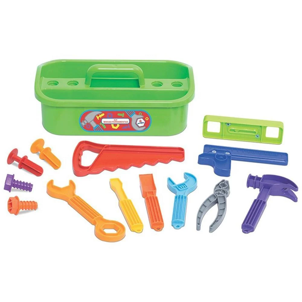 Brincando De Profissoes Maleta Minhas Ferramentas Merco Toys - imagem 4