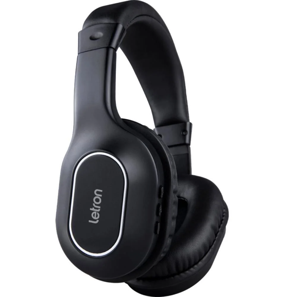 Fone De Ouvido Bluetooth Letron Headphone Beat S/Fio Pt Leonora - imagem 3