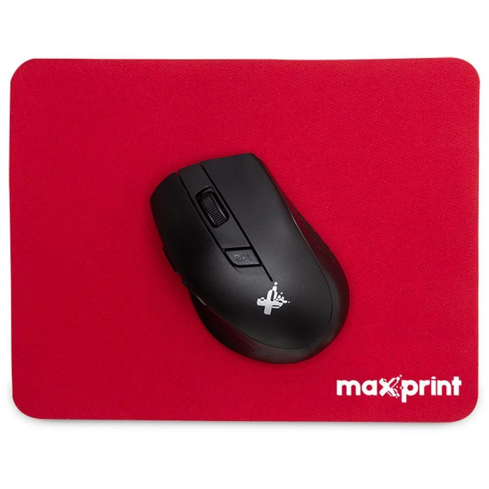 Mouse Pad Tecido Vermelho 22X18Cm Maxprint - imagem 5
