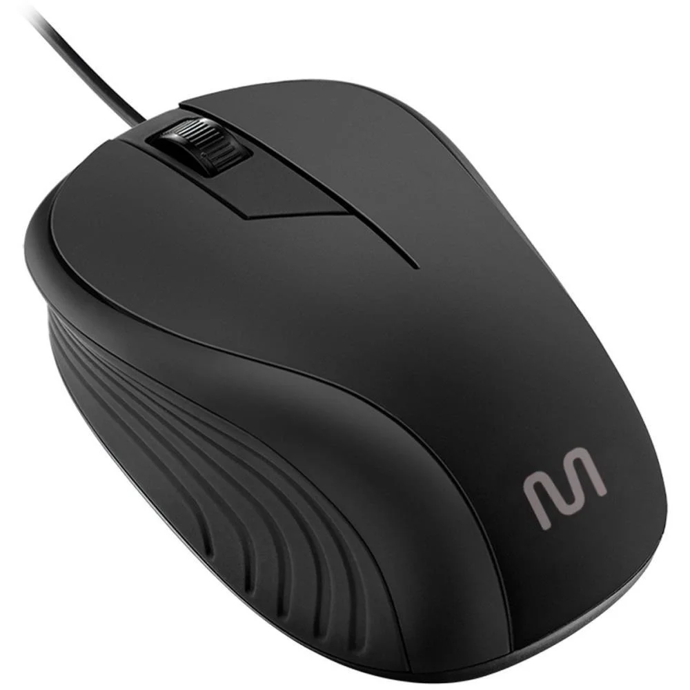 Mouse Optico Usb 1200Dpi 3Botoes Preto Multi - imagem 2