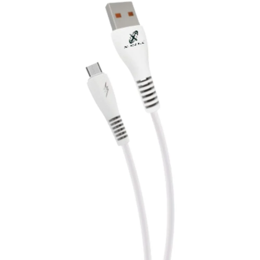 Cabo Usb Micro Usb Branco 5.0A 1.0Mts Flex - imagem 3