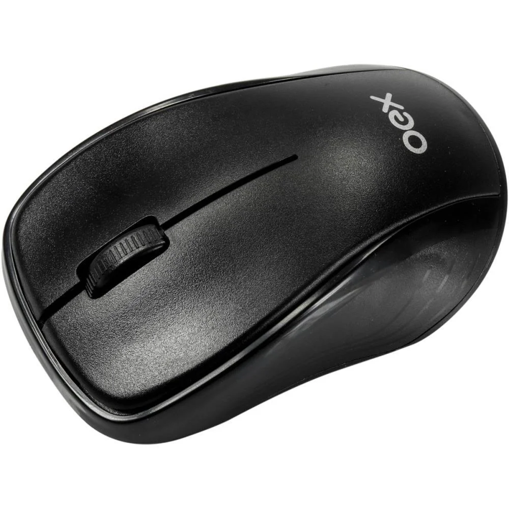 Mouse Optico Sem Fio Wireless 2.4Ghz Preto Newex - imagem 2