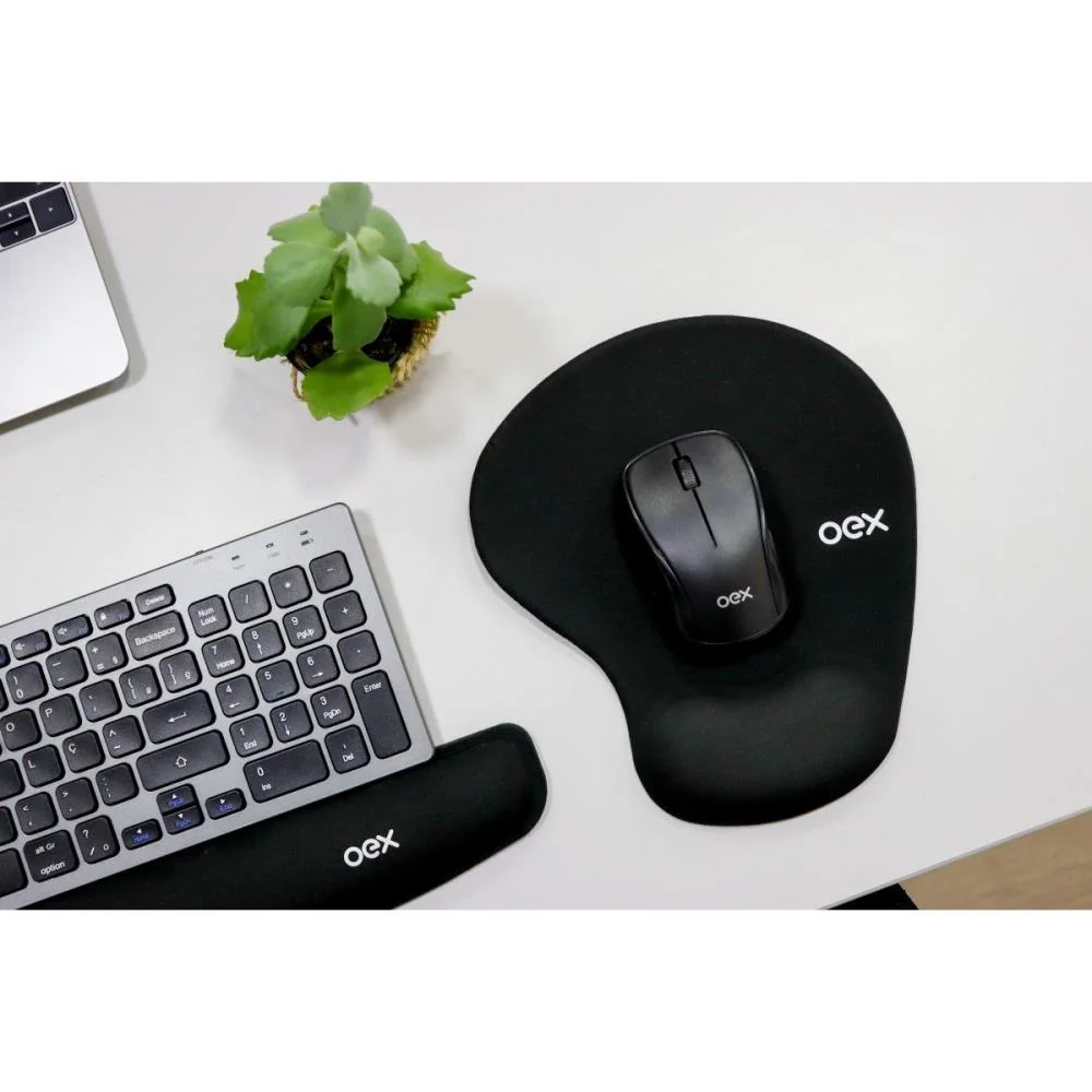 Mouse Optico Sem Fio Wireless 2.4Ghz Preto Newex - imagem 3