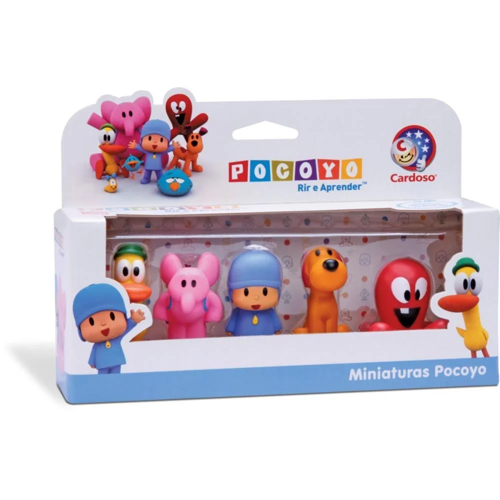 Boneco E Personagem Pocoyo Miniaturas C/5 5Cm Vini Cardoso Toys - imagem 2