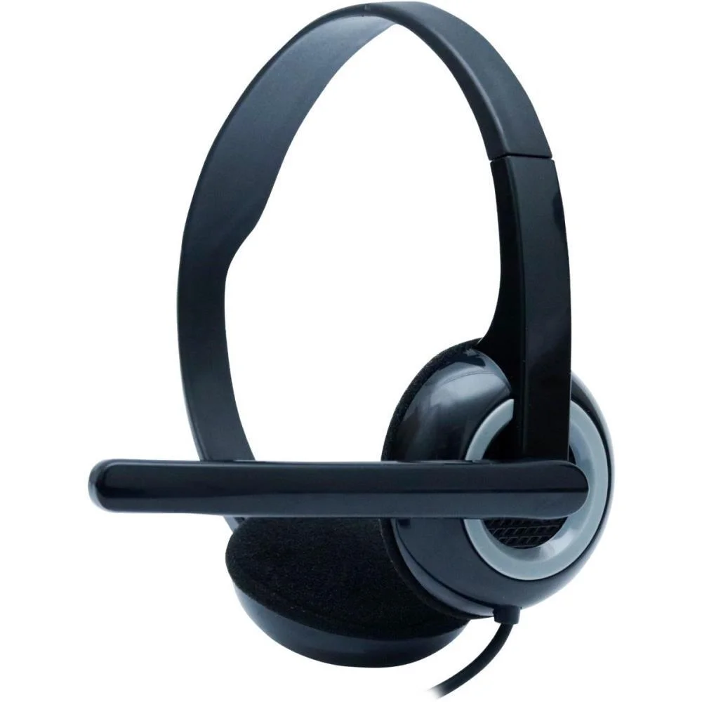 Fone De Ouvido Com Microfone Headset Call Meet P3 Preto Newex - imagem 2