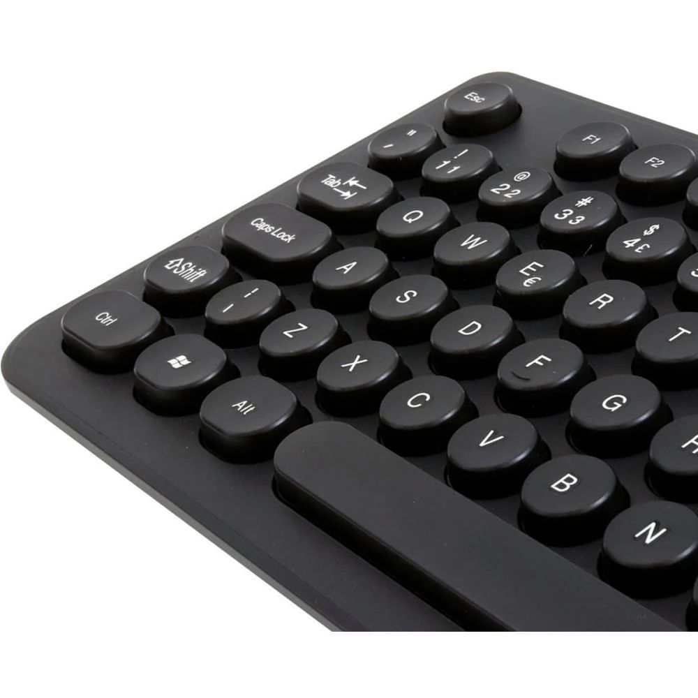 Kit Perifericos Pop Tecl+Mouse S/Fio Preto Newex (Kit) - imagem 3