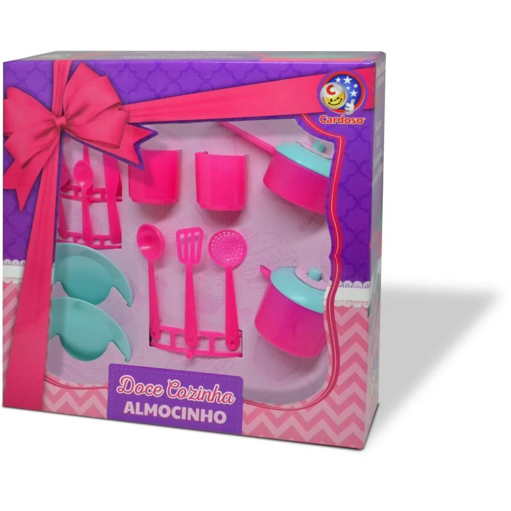 Brincando De Casinha Doce Cozinha Almocinho Cardoso Toys - imagem 2