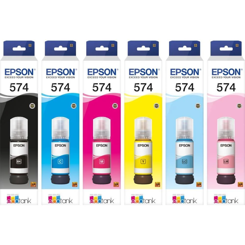 Refil De Tinta Epson 574 Magenta Claro Epson - imagem 4