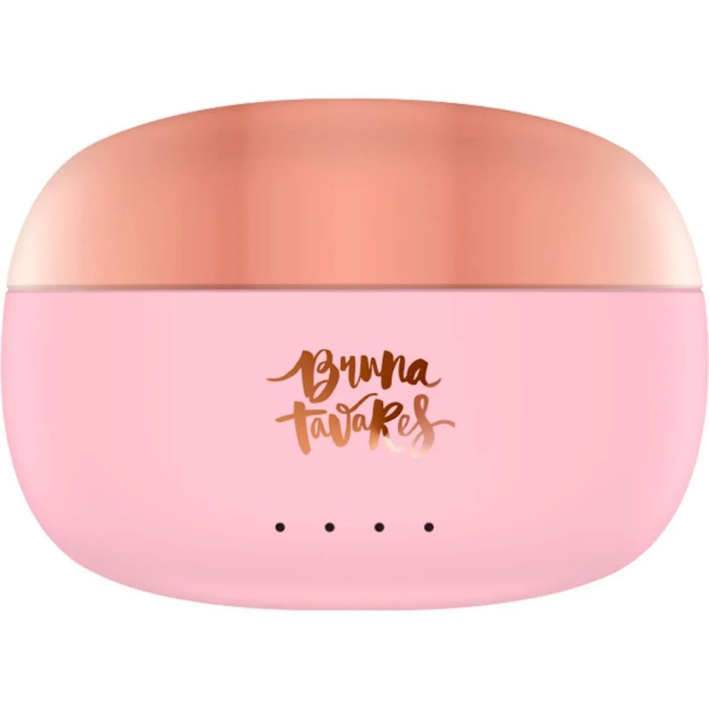 Fone De Ouvido Bluetooth Bruna Tavares 5.3 Usb-C Rose Leonora - imagem 3