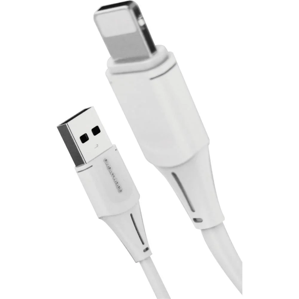 Cabo Usb Turbo Usb/Ios 6A 1M Branco Flex - imagem 3