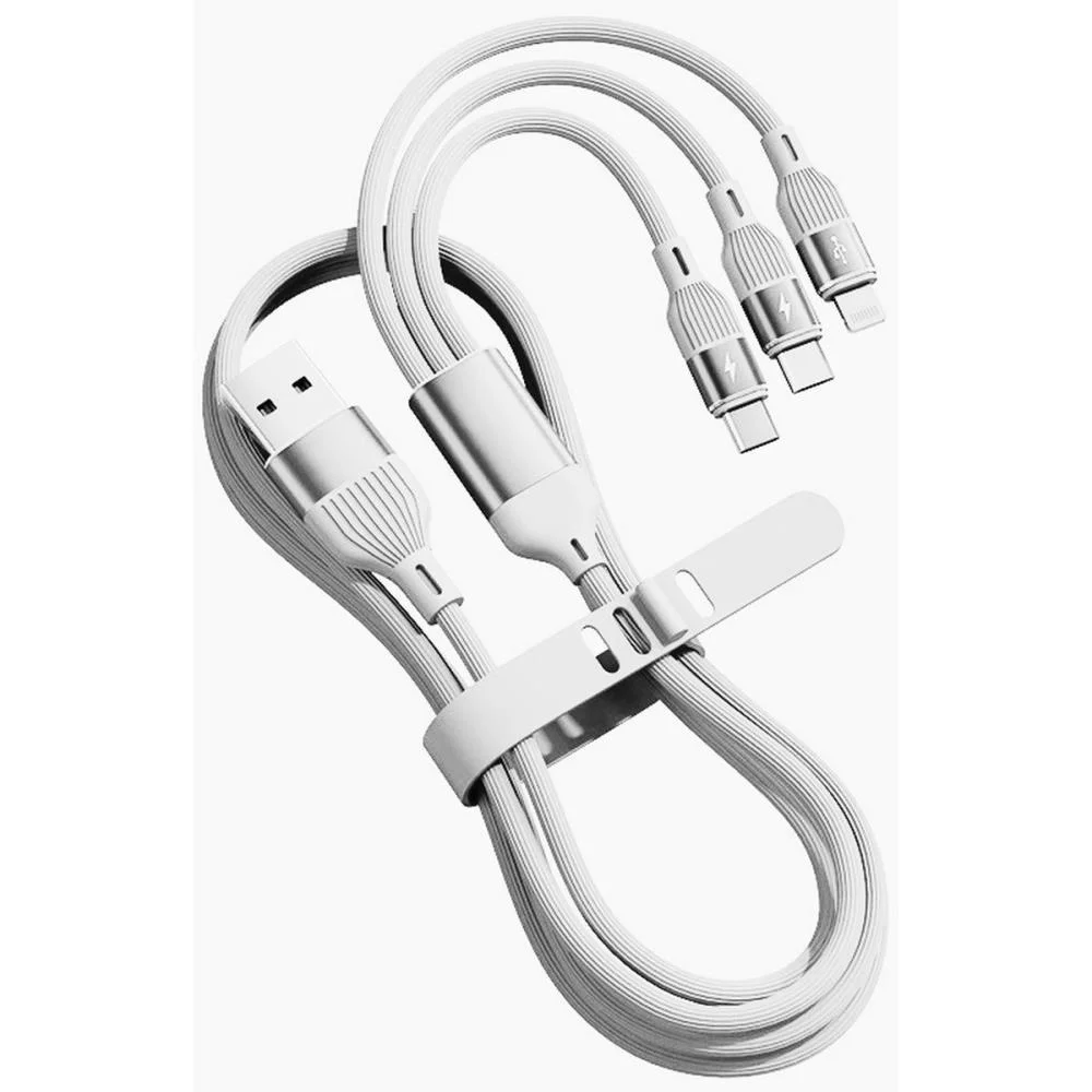 Cabo Usb Lightning Tipo-C 3 Em 1 Bright - imagem 4