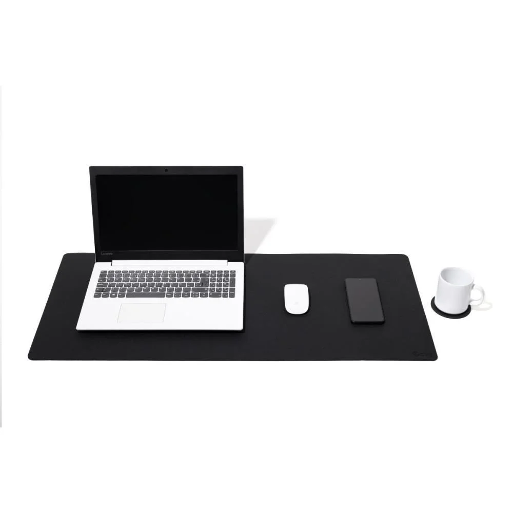 Mouse Pad Deskpad Courino Preto 40X90Cm Cavia - imagem 3