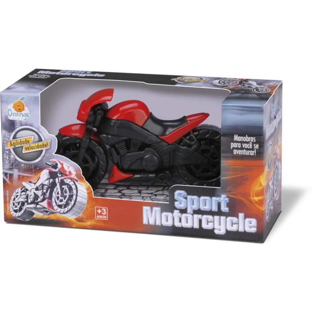 Moto Sport Motorcycle Sortidas Orange Toys - imagem 3