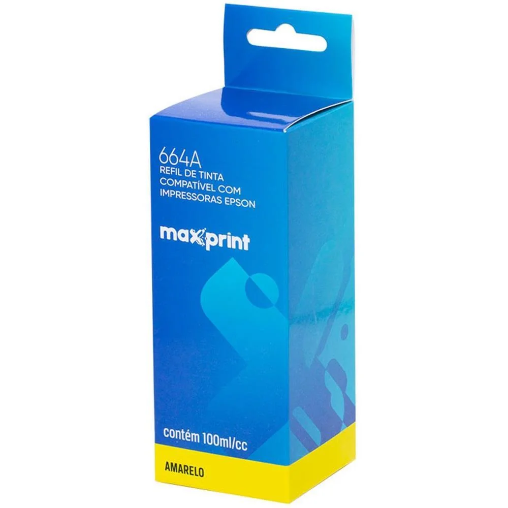 Refil De Tinta Epson Comp. 664A Amarelo 100Ml Maxprint - imagem 4