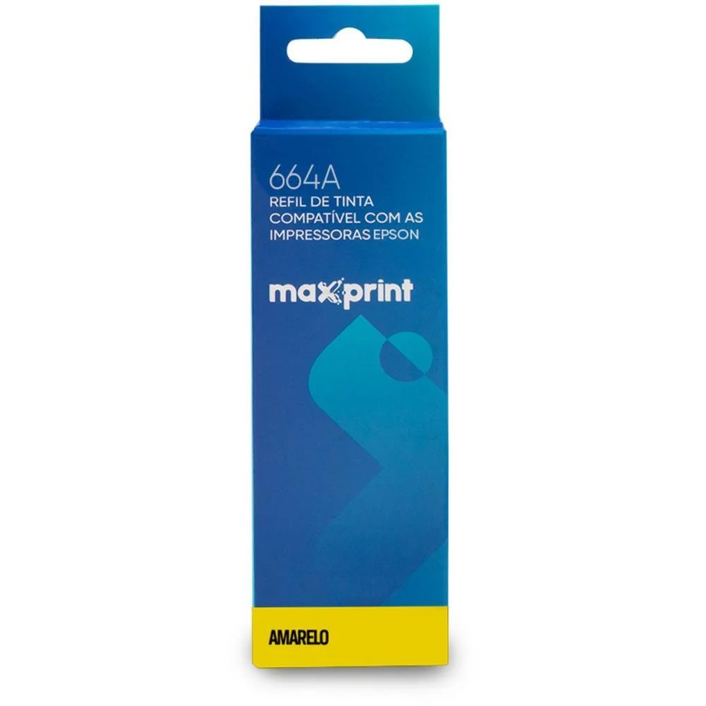 Refil De Tinta Epson Comp. 664A Amarelo 100Ml Maxprint - imagem 5