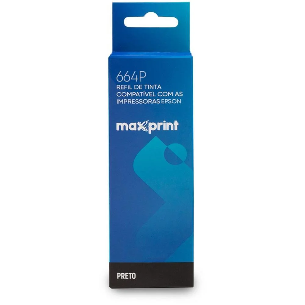 Refil De Tinta Epson Comp. 664P Preto 100Ml Maxprint - imagem 5