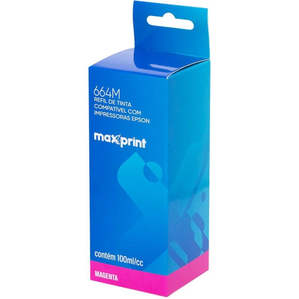 Refil De Tinta Epson Comp. 664M Magenta 100Ml Maxprint - imagem 4