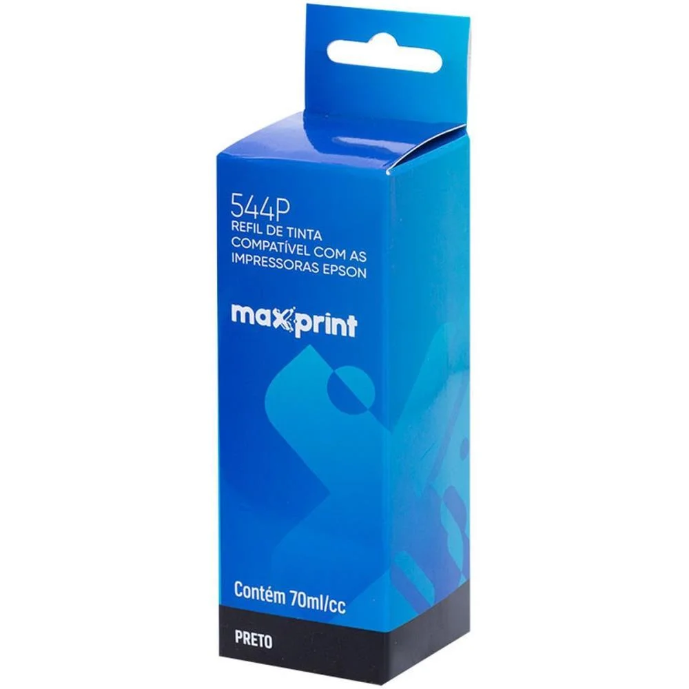 Refil De Tinta Epson Comp. 544P Preto 70Ml Maxprint - imagem 4