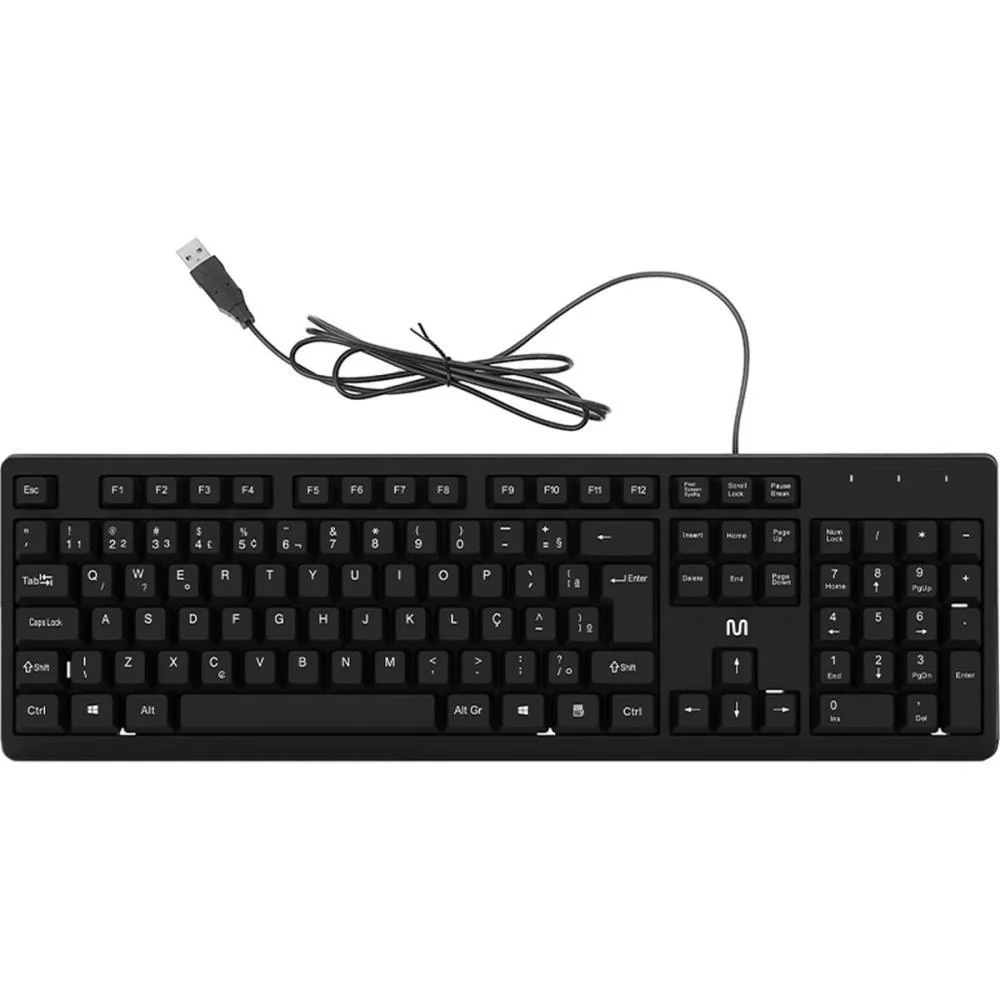 Kit Perifericos Com Fio Usb Cf600 Teclas Silen Multi - imagem 4