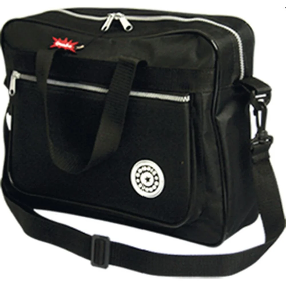 Bolsa Executiva Lona 2 Bolsos Preta Goodie - imagem 2
