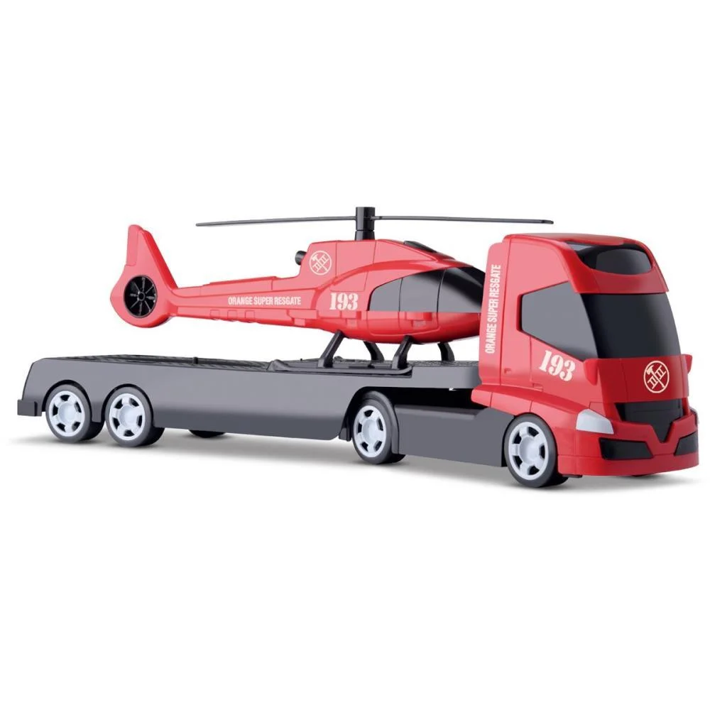 Caminhao Trans Aereo Resgate Orange Toys - imagem 3