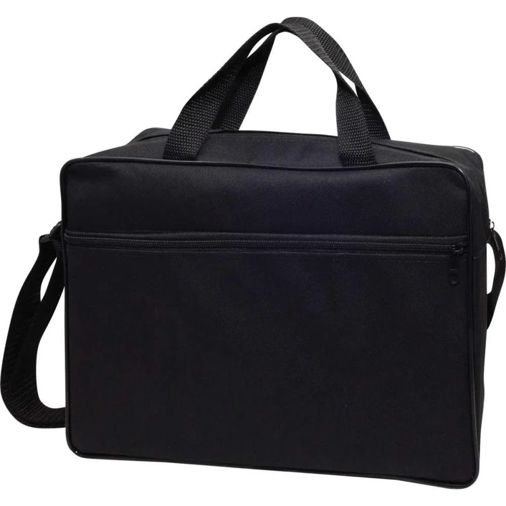 Bolsa Carteiro Nylon Preta C/Alca 37X25X9Cm Reflex - imagem 3