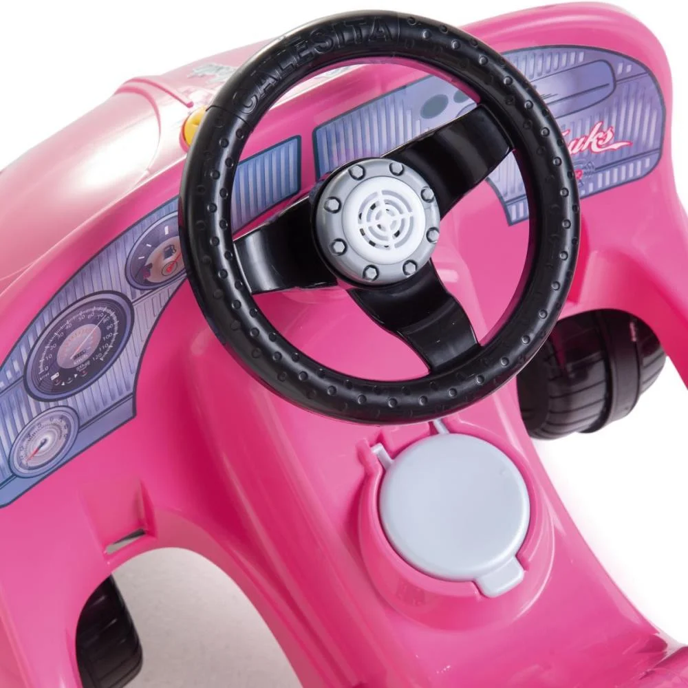 Veiculo Para Bebe 1300 Fouks Rosa C/Som Calesita - imagem 12