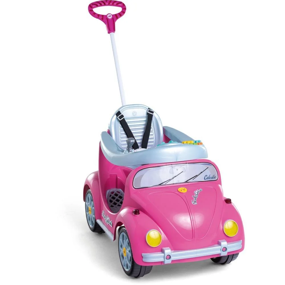 Veiculo Para Bebe 1300 Fouks Rosa C/Som Calesita - imagem 5