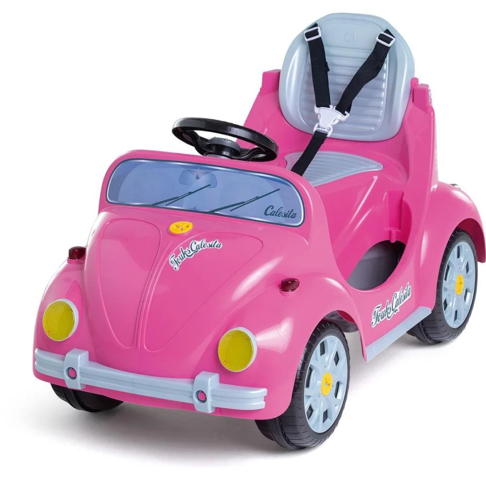 Veiculo Para Bebe 1300 Fouks Rosa C/Som Calesita - imagem 8