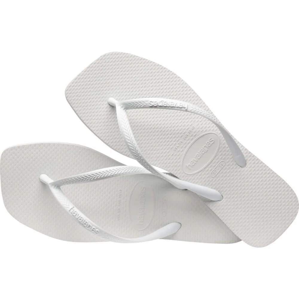 Chinelo Havaianas Feminino Slim Square 35/6 Branco Havaianas (Par) - imagem 5