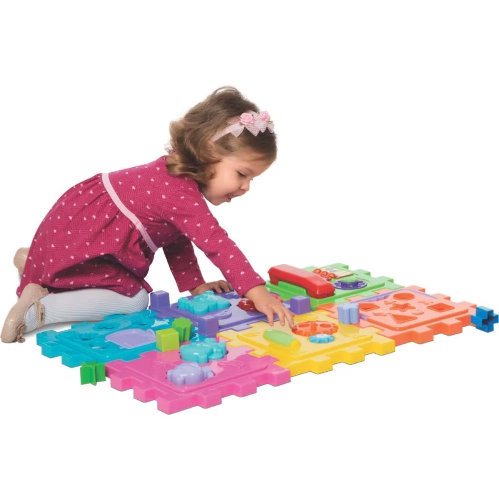 Brinquedo Educativo Cubo Didatico Grande 2 Em 1 Merco Toys - imagem 4