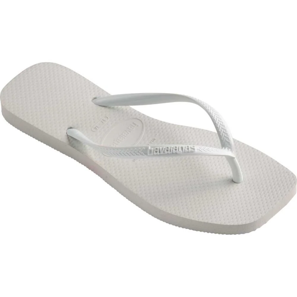 Chinelo Havaianas Feminino Slim Square 37/8 Branco Havaianas (Par) - imagem 3