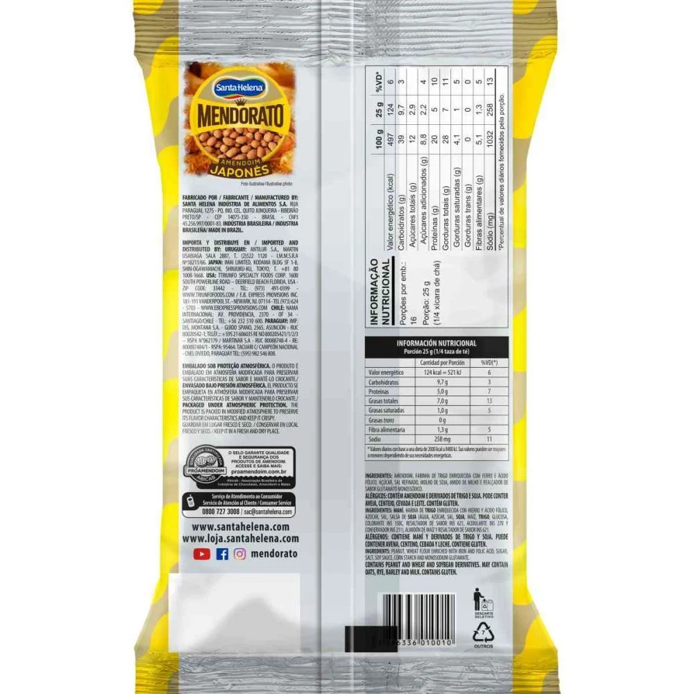 Amendoim Mendorato 150G Santa Helena - imagem 4