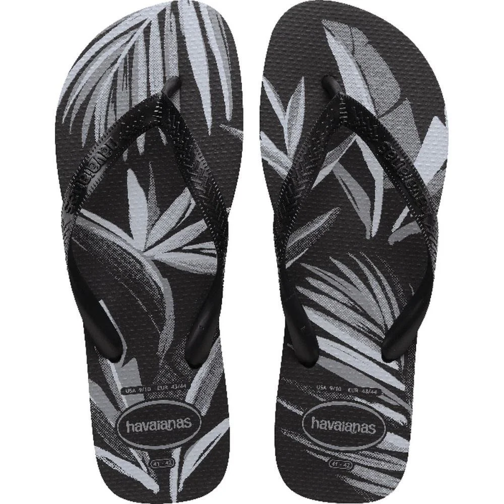 Chinelo Havaianas Masculino Aloha 43/4 Preto/Cinza Havaianas (Par) - imagem 3