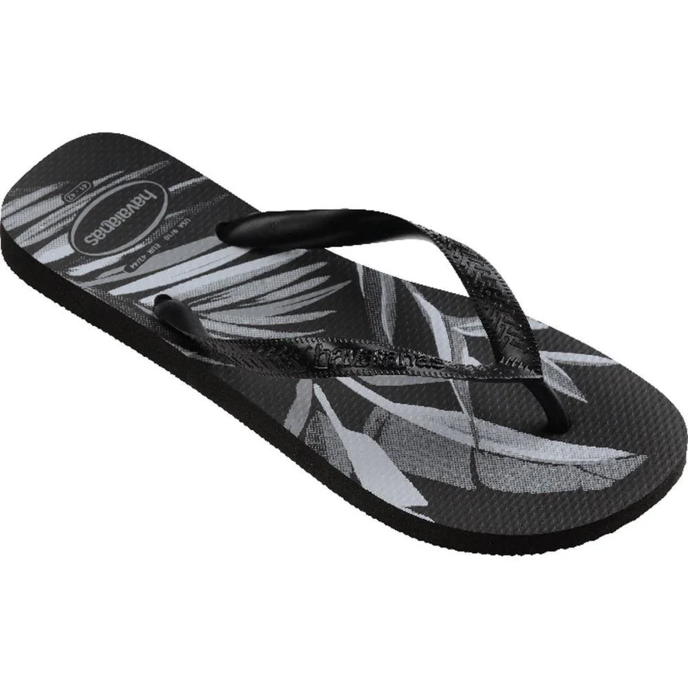 Chinelo Havaianas Masculino Aloha 43/4 Preto/Cinza Havaianas (Par) - imagem 4