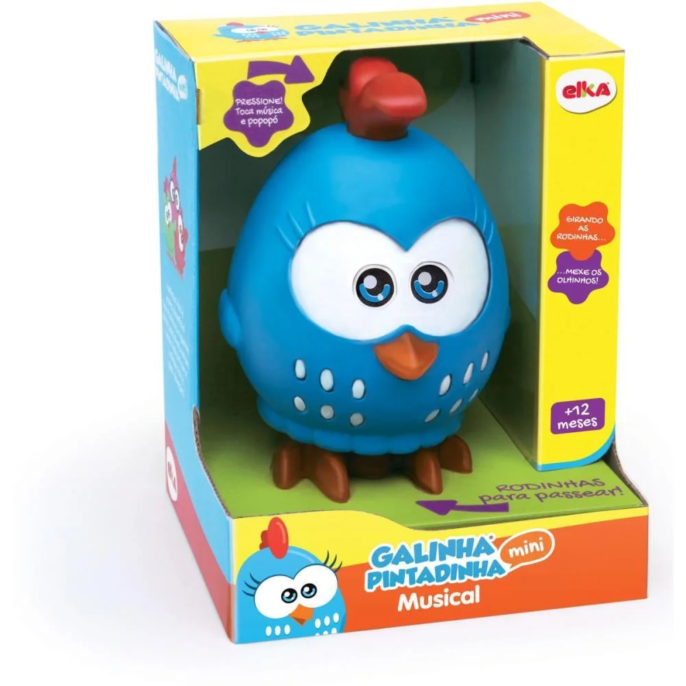 Boneco E Personagem Galinha Pintadinha Musical 20C Elka - imagem 2