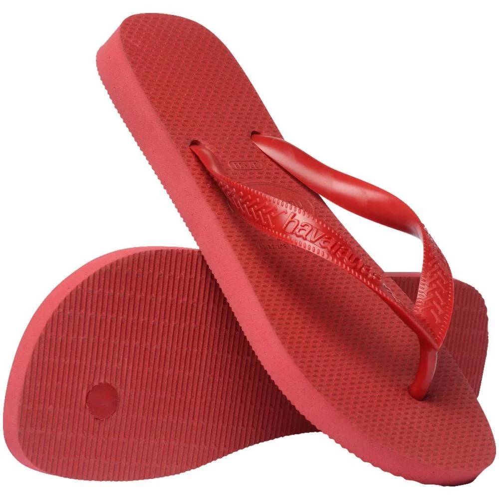 Chinelo Havaianas Top 37/8 Vermelho Hibisco Havaianas (Par) - imagem 6