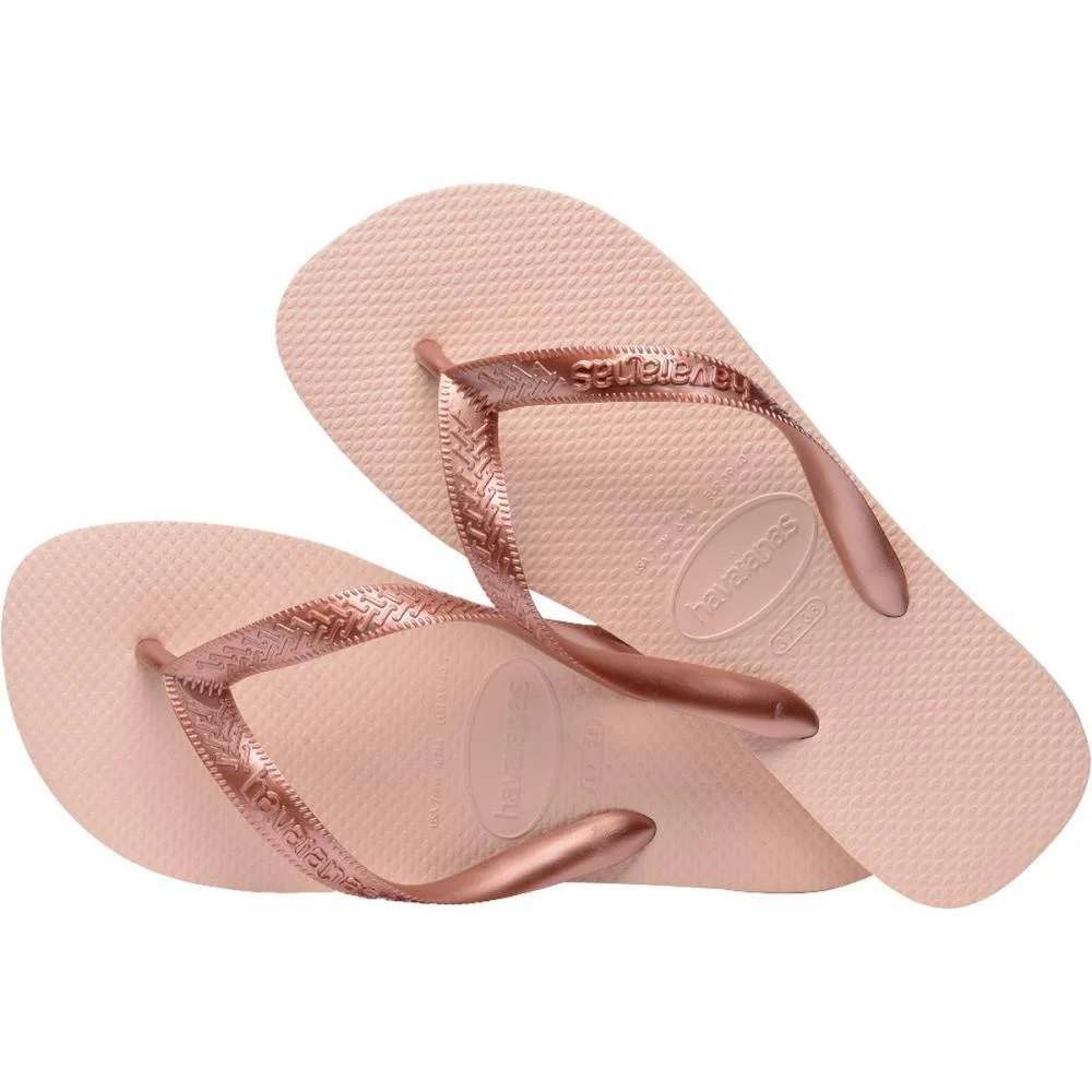 Chinelo Havaianas Feminino Top Tiras 35/6 Rosa Ballet Havaianas (Par) - imagem 5