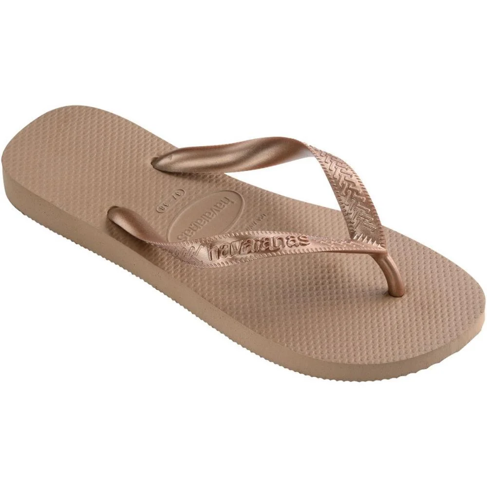 Chinelo Havaianas Feminino Top Tiras 37/8 Rose Gold Havaianas (Par) - imagem 3