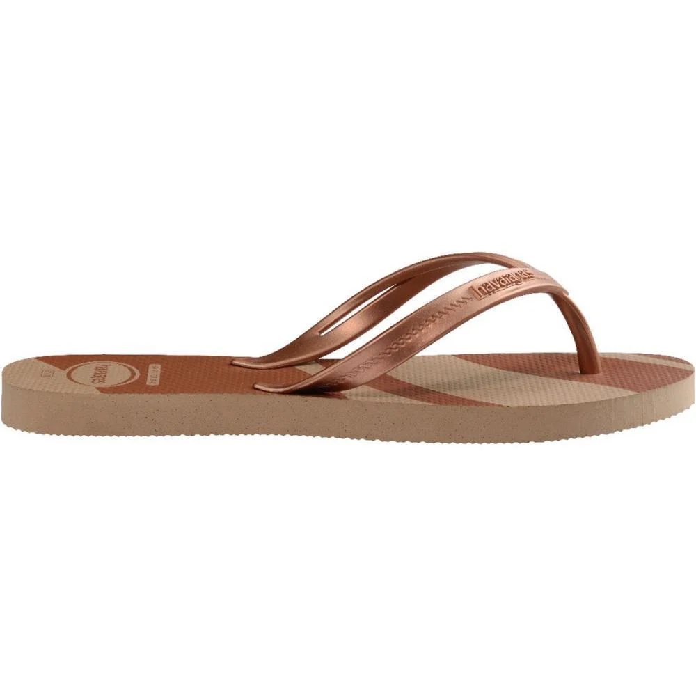 Chinelo Havaianas Feminino Elegance Print 35/6 Rose Gold Havaianas (Par) - imagem 4