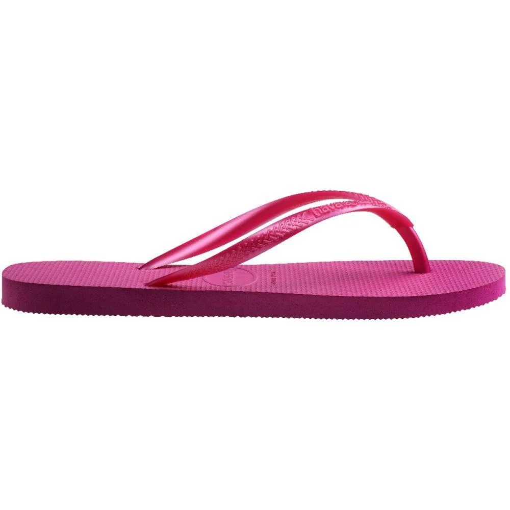Chinelo Havaianas Feminino Slim 37/8 Rosa Gum Havaianas (Par) - imagem 5