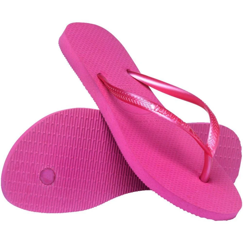 Chinelo Havaianas Feminino Slim 37/8 Rosa Gum Havaianas (Par) - imagem 6