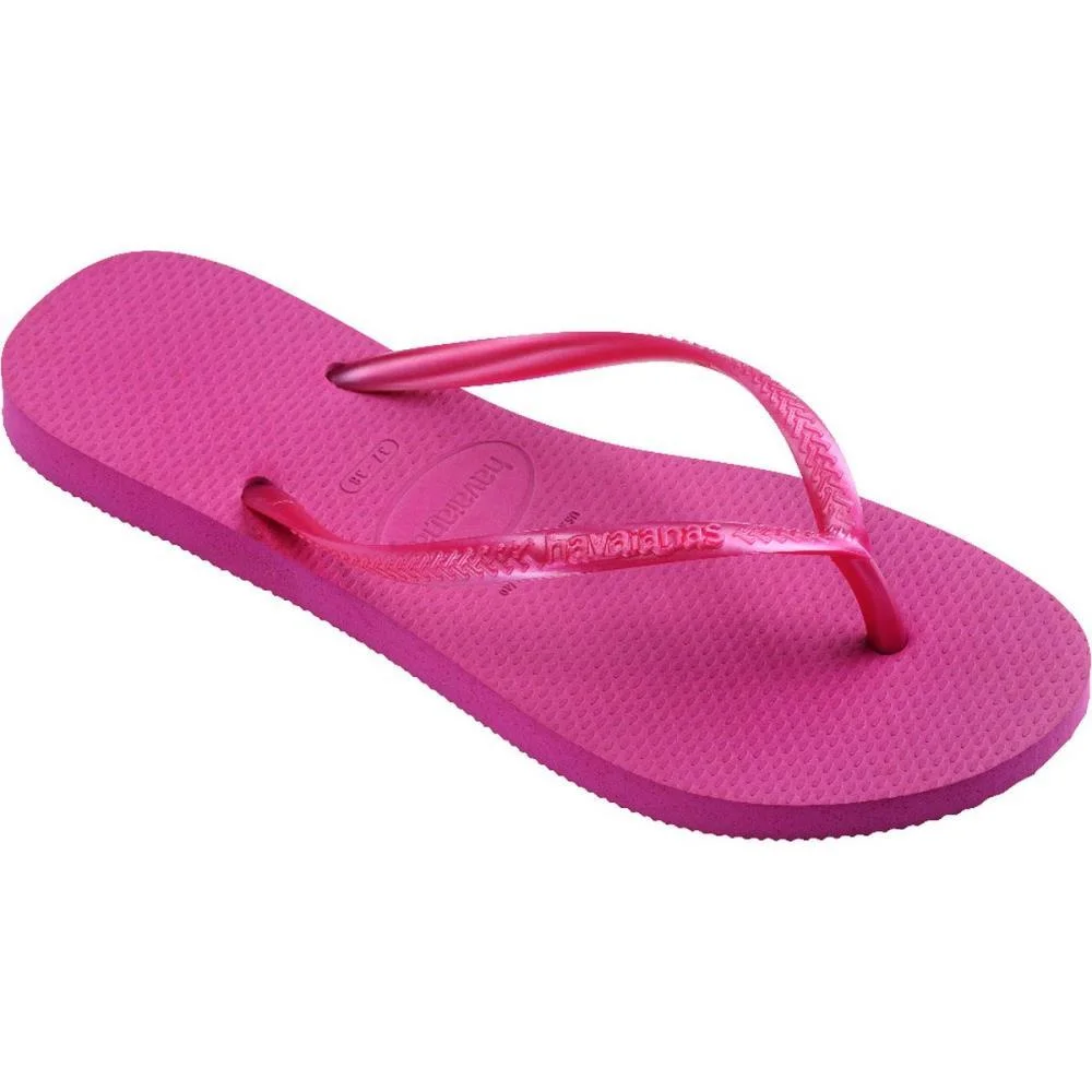 Chinelo Havaianas Feminino Slim 39/0 Rosa Gum Havaianas (Par) - imagem 4
