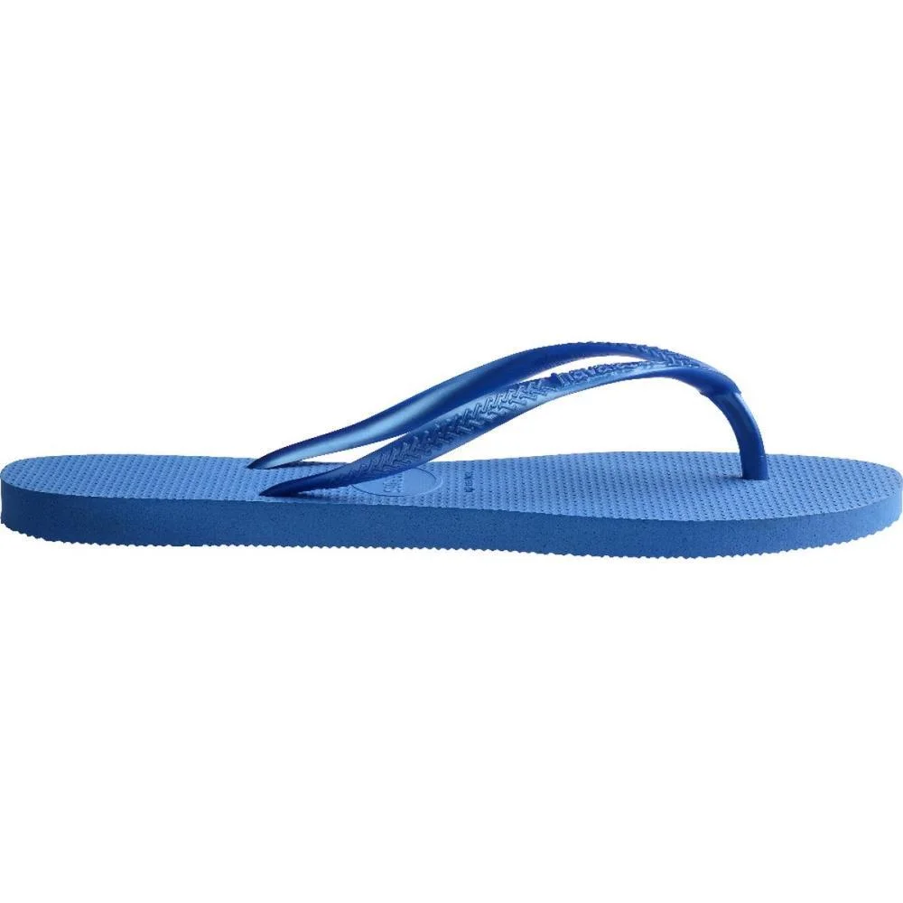 Chinelo Havaianas Feminino Slim 37/8 Azul Brilhante Havaianas (Par) - imagem 5