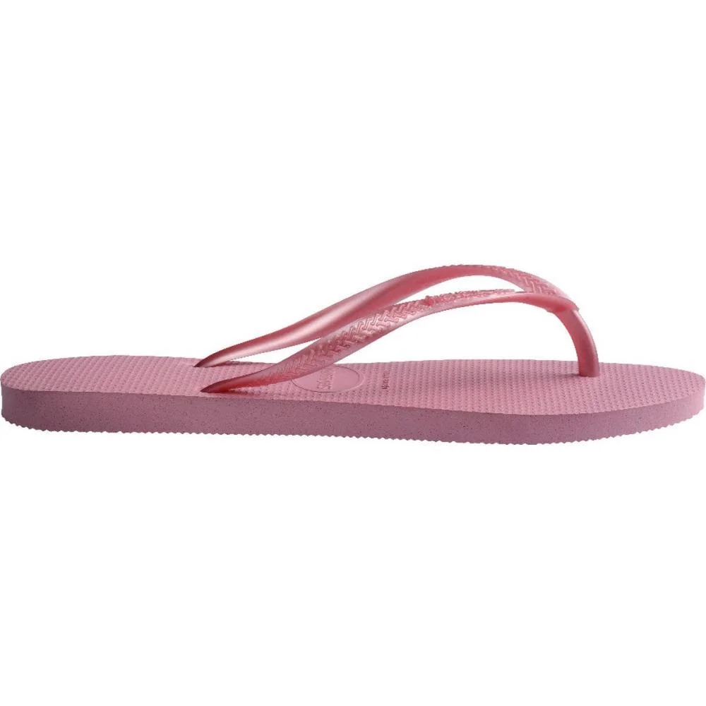 Chinelo Havaianas Feminino Slim 35/6 Rosa Chiffon Havaianas (Par) - imagem 5