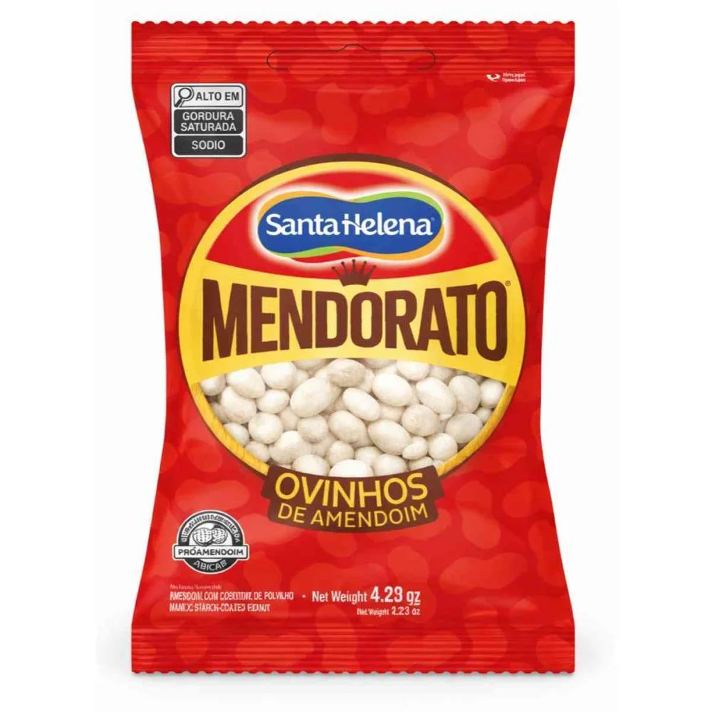Amendoim Mendorato Ovinhos 120G Santa Helena - imagem 4