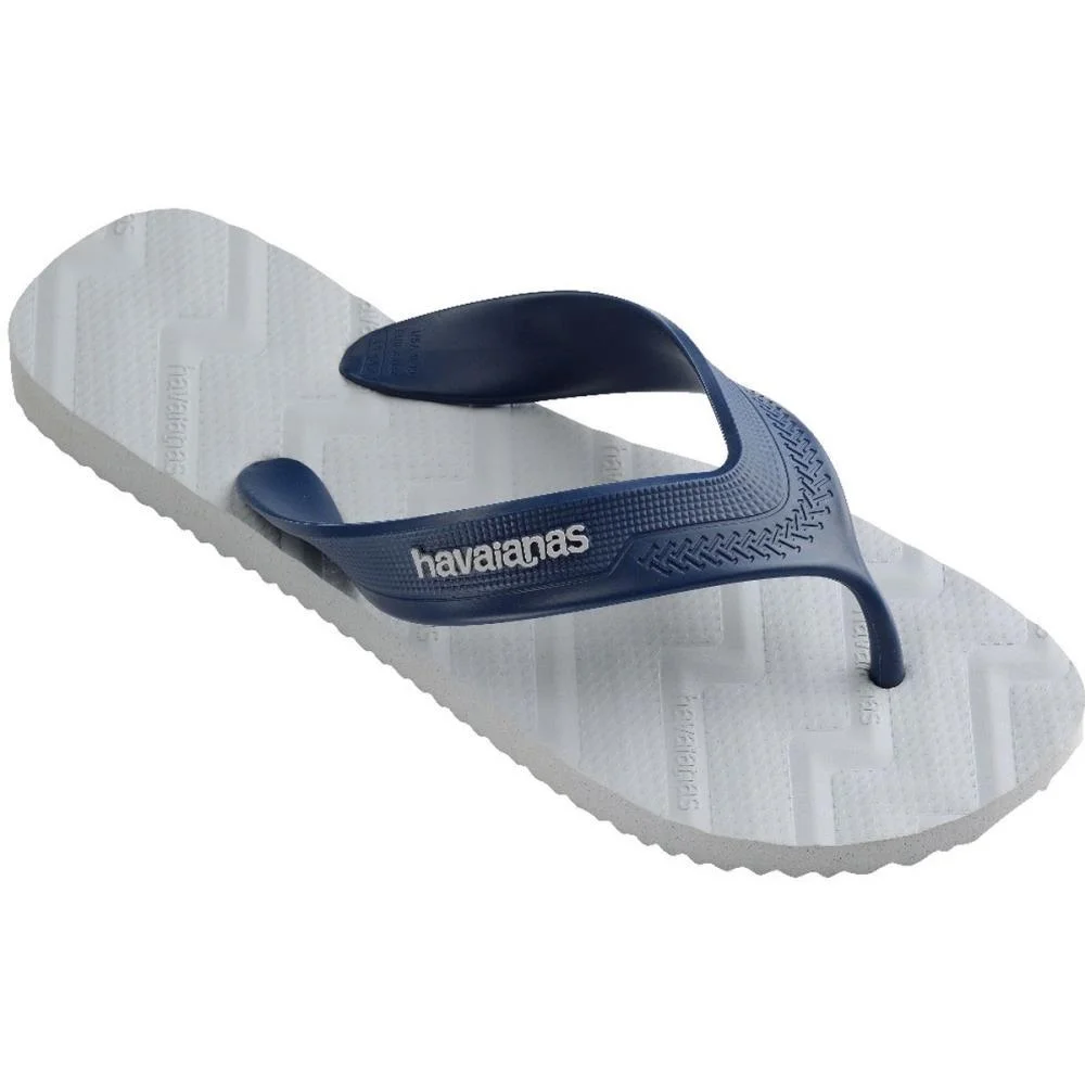 Chinelo Havaianas Masculino Track Waves 43/4 Cinza Gelo Havaianas (Par) - imagem 3