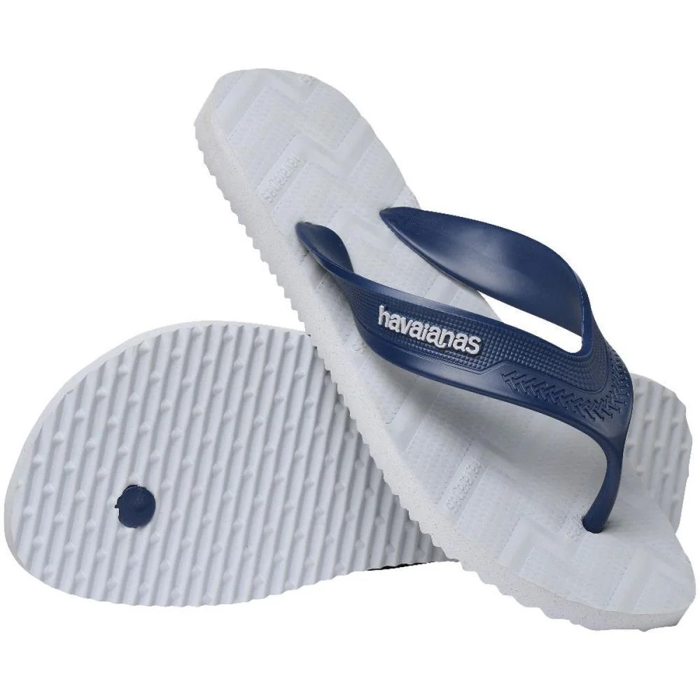 Chinelo Havaianas Masculino Track Waves 43/4 Cinza Gelo Havaianas (Par) - imagem 5