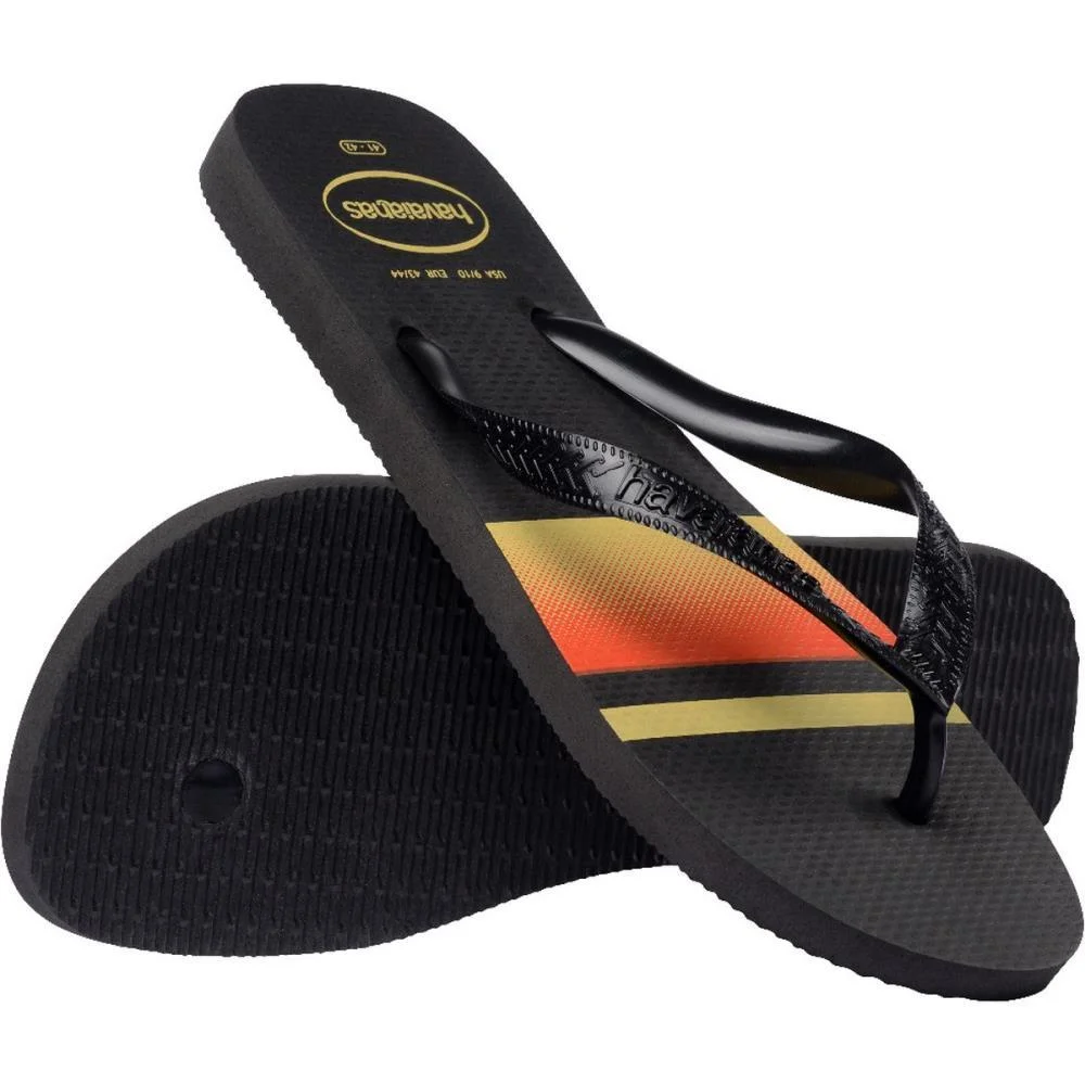 Chinelo Havaianas Masculino Top Basic 37/8 Preto Havaianas (Par) - imagem 5