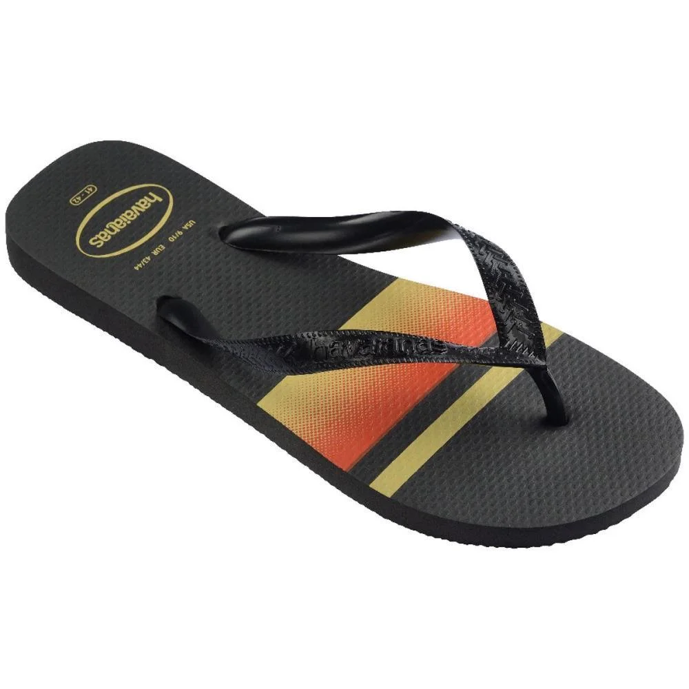 Chinelo Havaianas Masculino Top Basic 39/0 Preto Havaianas (Par) - imagem 3